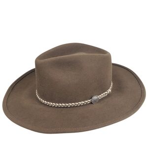 Stetson Rawhide XXX Buffalo Western Cowboy Hat. Mink. 61. NWOT